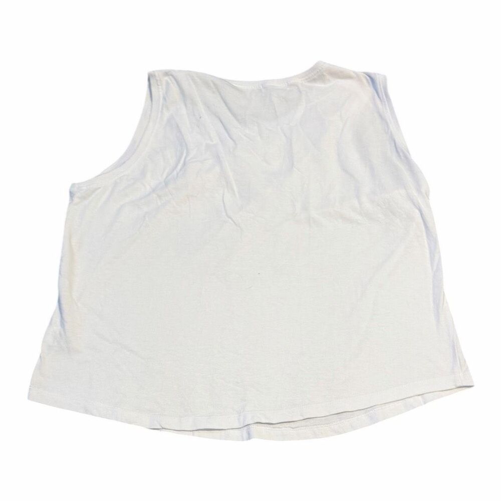 EVEREVE Women’s White “Follow the Sun” Graphic Tank Top Size Large - Picture 3 of 6